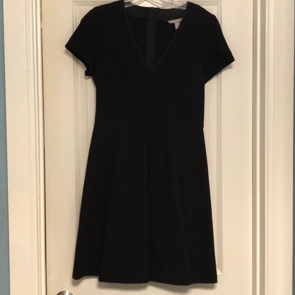 Black A-line Banana Republic dress